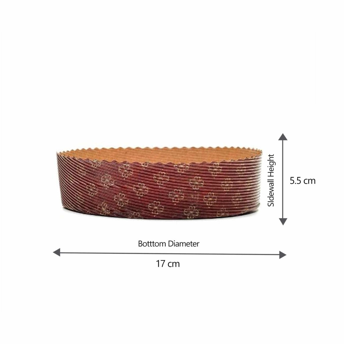 TABLERO DE PASTEL PLATA/ORO REDONDO 13*13" X 5PCS