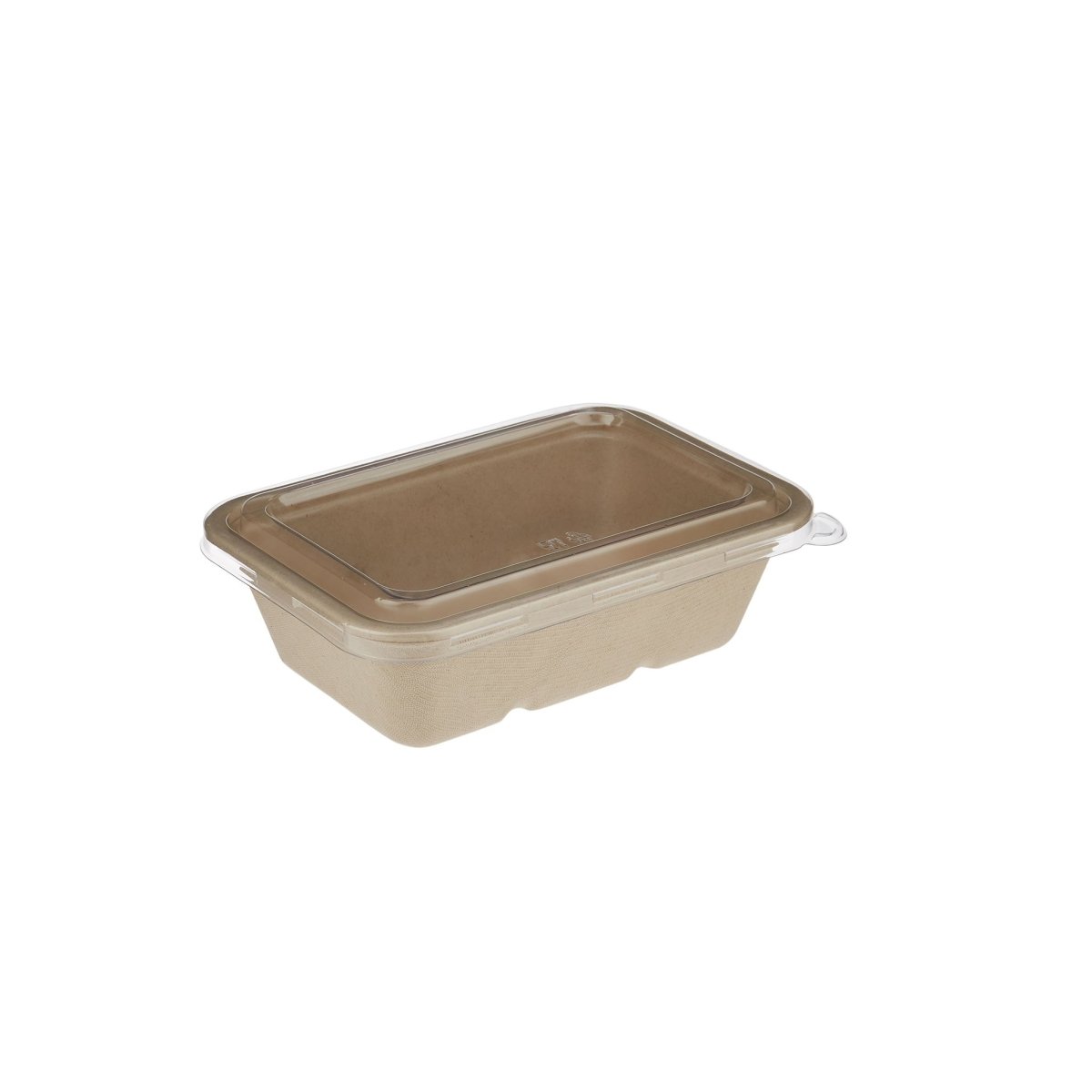 CONTENEDOR DE ALIMENTOS ECOAMIGABLE 450ML+TAPAS 5PCS