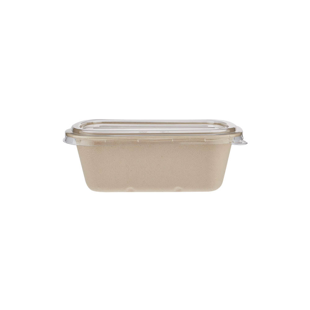 CONTENEDOR RECTANGULAR ECOAMIGABLE 1000ML+TAPAS 5PCS