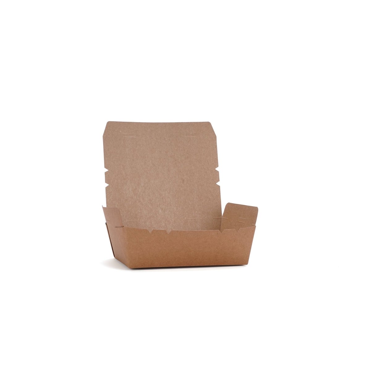 HOTPACK CAJA DE ALMUERZO KRAFT PE KLB195 5PCS