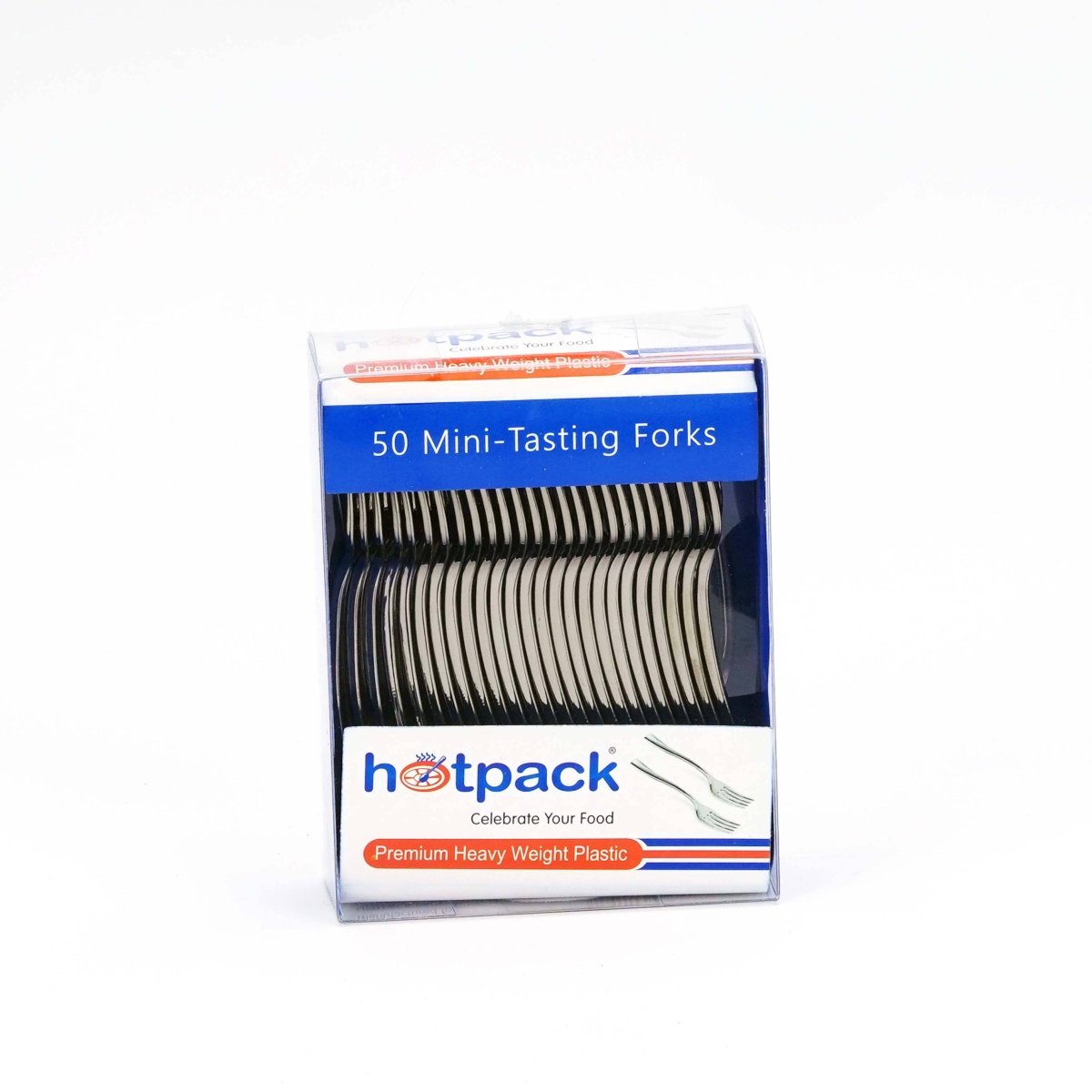 TENEDOR MINI COLOR PLATEADO 50PCS
