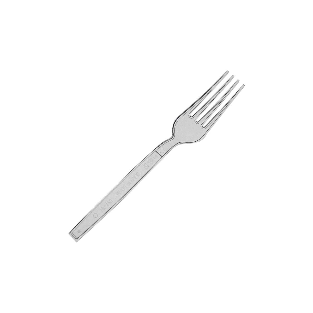TENEDORES TRANSPARENTES RESISTENTES 6GM-50PCS