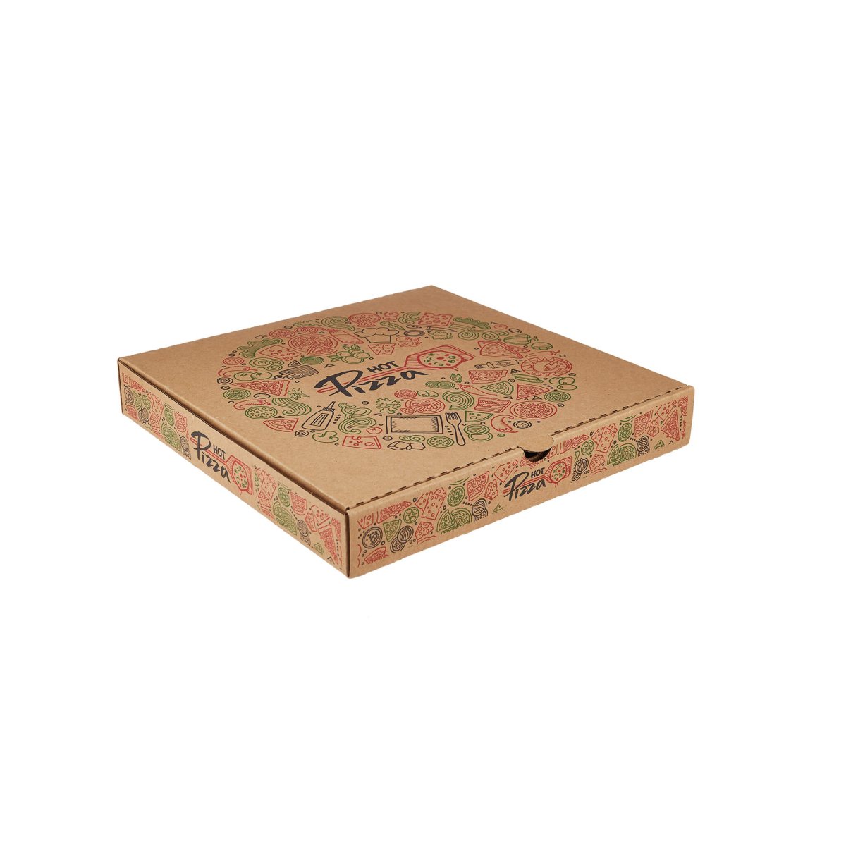 CAJA DE PIZZA IMPRESA 33X33CM