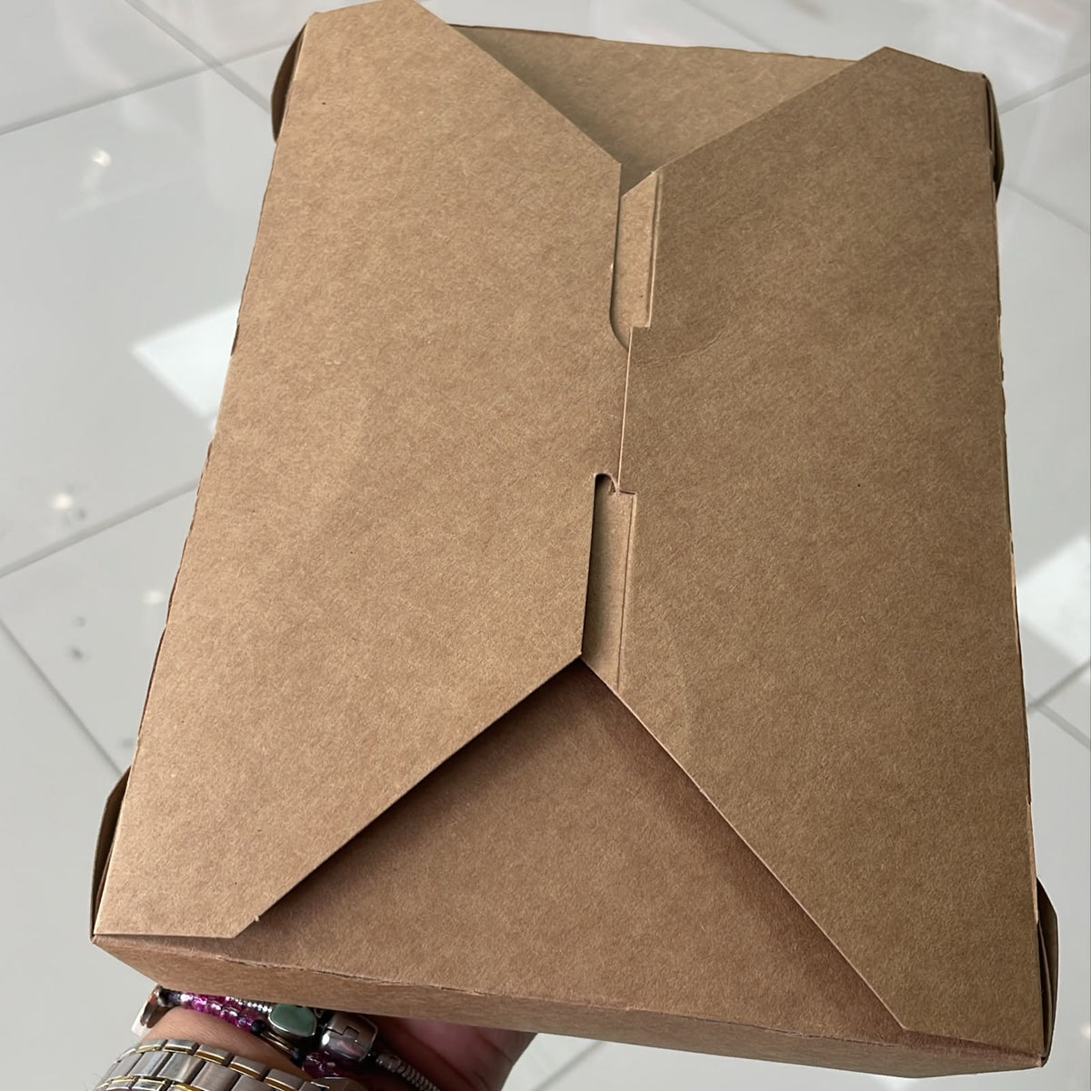 CAJA PARA LLEVAR KRAFT - 36OZ