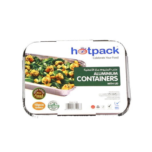 HOTPACK CONTENEDOR DE ALUMINIO 83120 10PCS