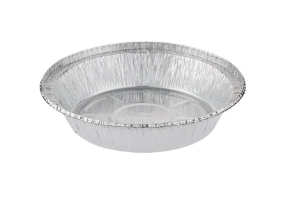 BOWL REDONDO DE ALUMINIO + TAPA CARTON - 18CM X 4CM