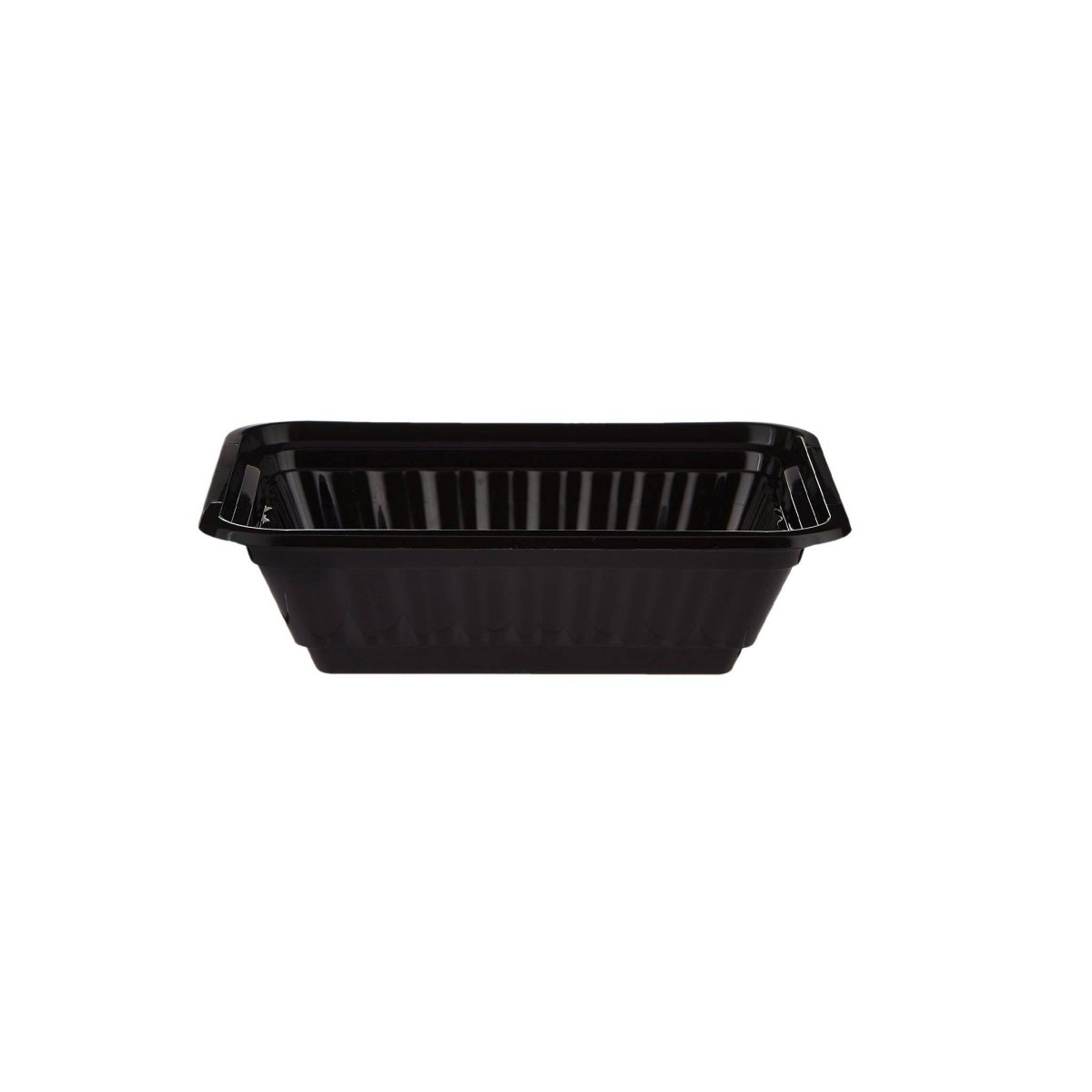 CONTENEDOR RECTANGULAR DE BASE NEGRA HP 12OZ HD