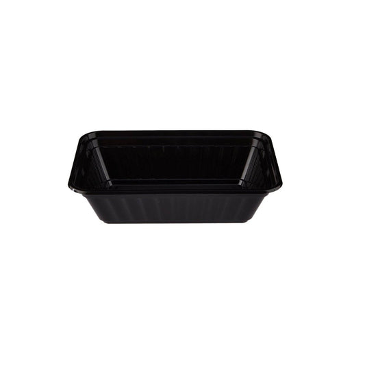 CONTENEDOR RECTANGULAR DE BASE NEGRA HP 16OZ HD