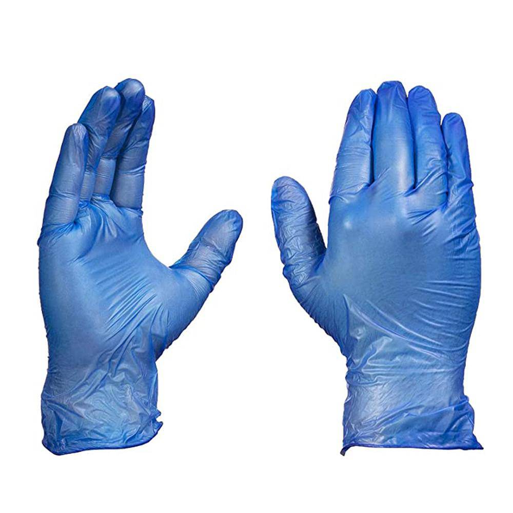 GUANTES AZULES DE VINILO SIN POLVO PEQUEÑOS 100PCS
