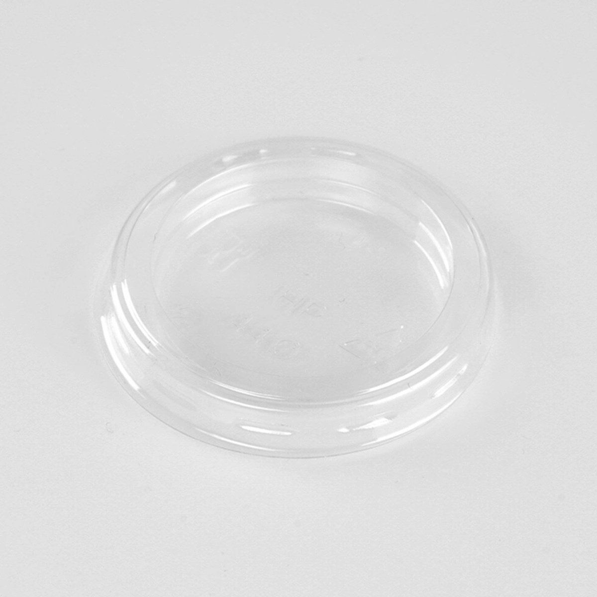 TAPA PLANA DIA44 PARA VASO TRANSPARENTE/NEGRO 1OZ