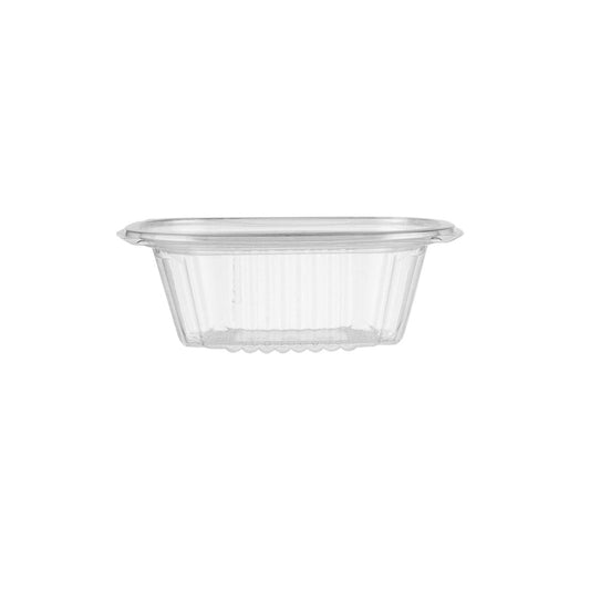 CONTENEDOR TRANSPARENTE DE PLÁSTICO 6OZ + TAPAS