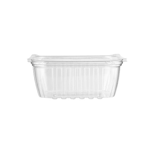 CONTENEDOR RECTANGULAR TRANSPARENTE 16OZ BASE PET