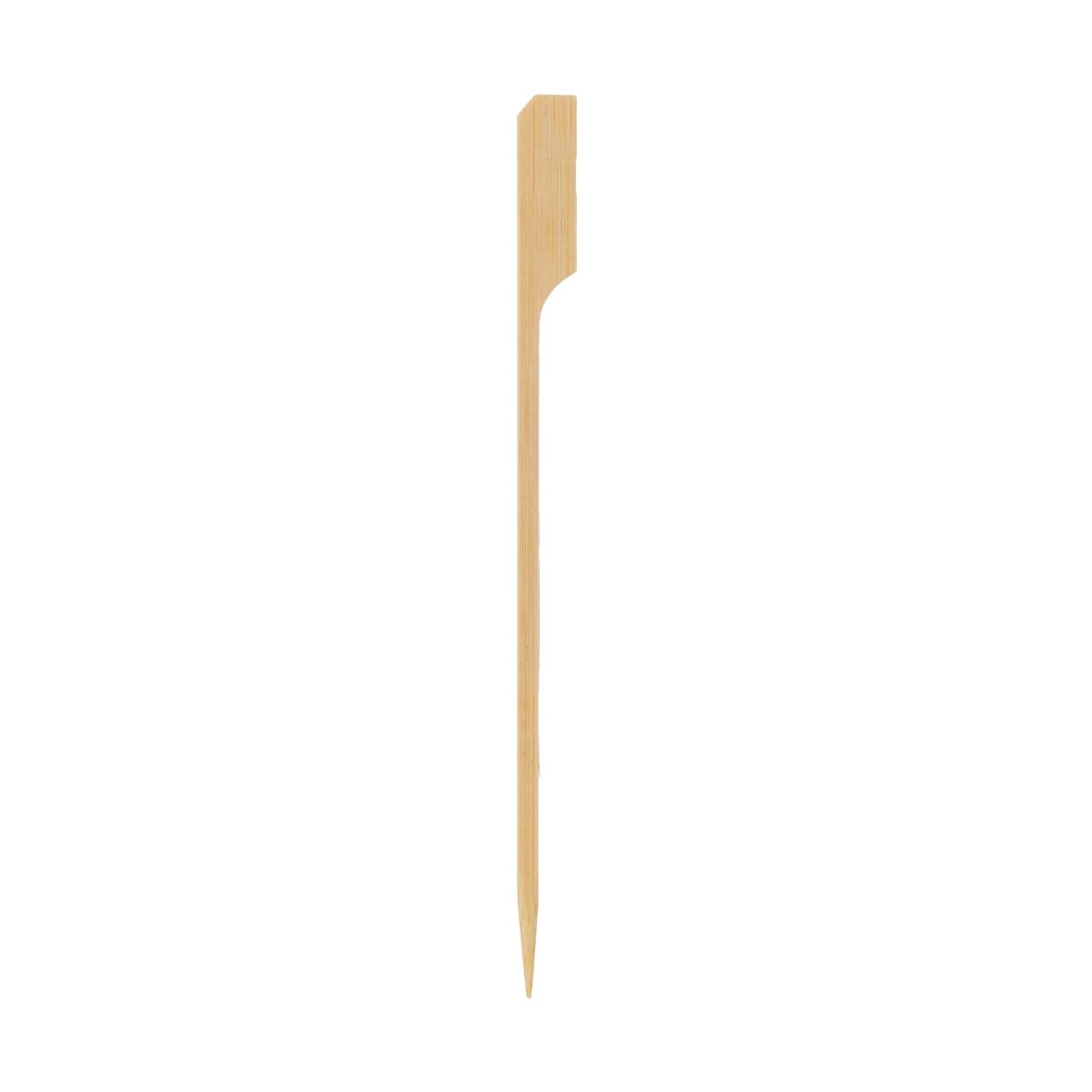 BROCHETA CON BANDERA DE BAMBÚ 15CM 100PCS