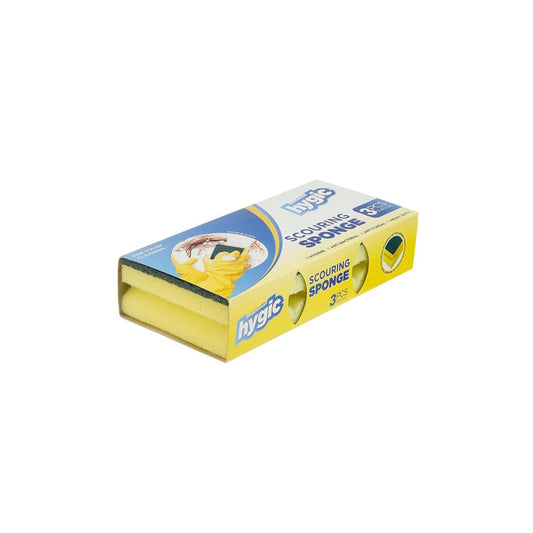 ESPONJA HYGIC PARA FREGAR 9X7CM 3PCS