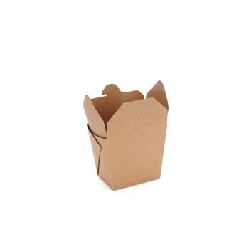 CAJA CUADRADA KRAFT PE 16OZ