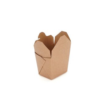 HOTPACK CAJA CUADRADA DE KRAFT PE 26 OZ 5PCS