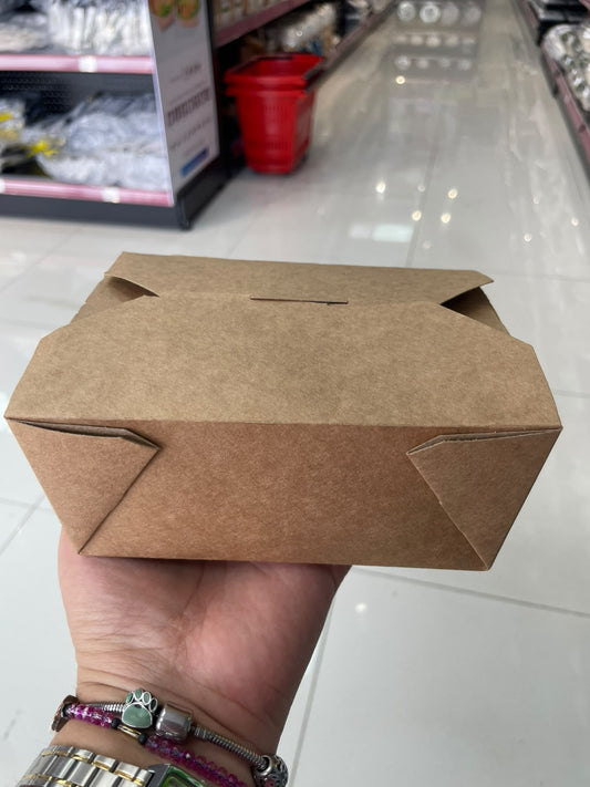 CAJA PARA LLEVAR KRAFT - 32OZ