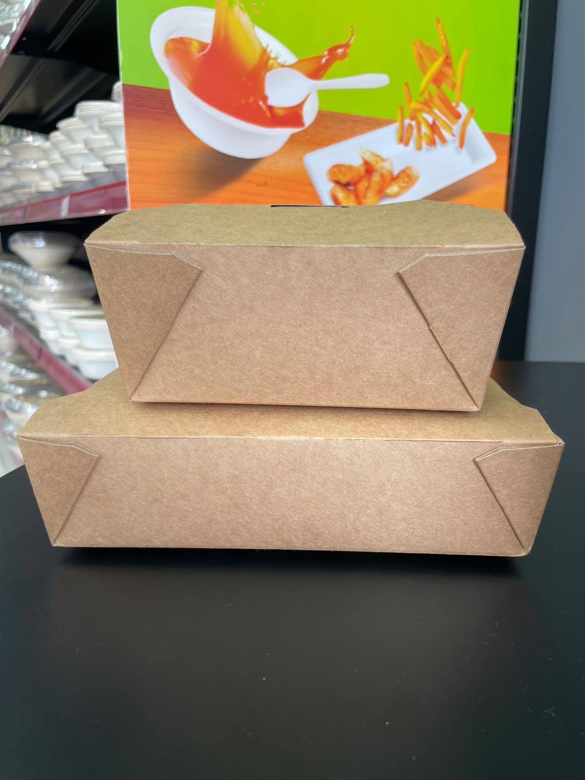 CAJA PARA LLEVAR KRAFT - 36OZ