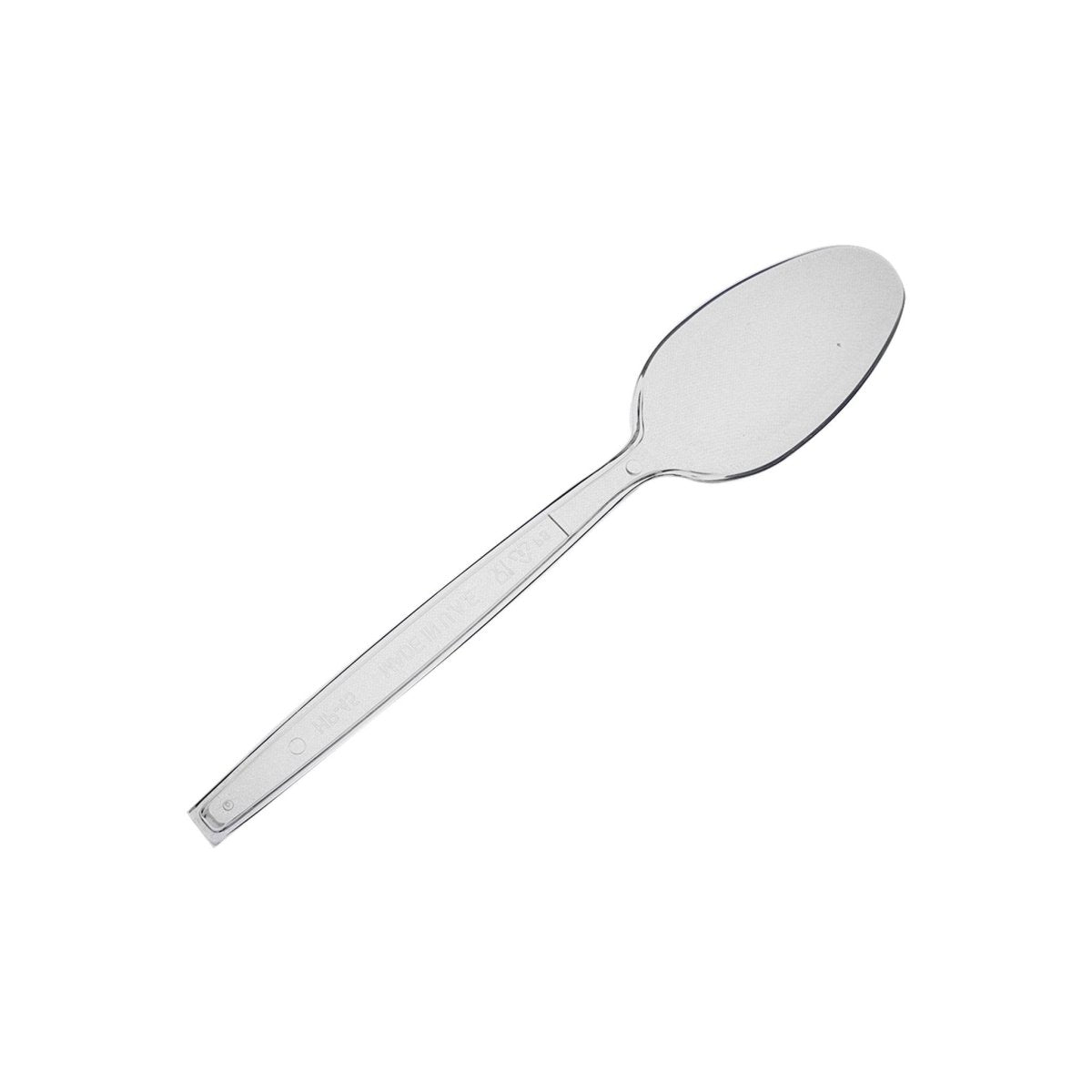 CUCHARAS TRANSPARENTES RESISTENTES 50PCS