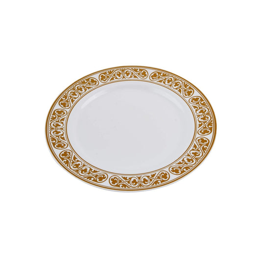 PLATO DE DISEÑO PREMIUM DE PLÁSTICO 10" -TJ10- 10PCS