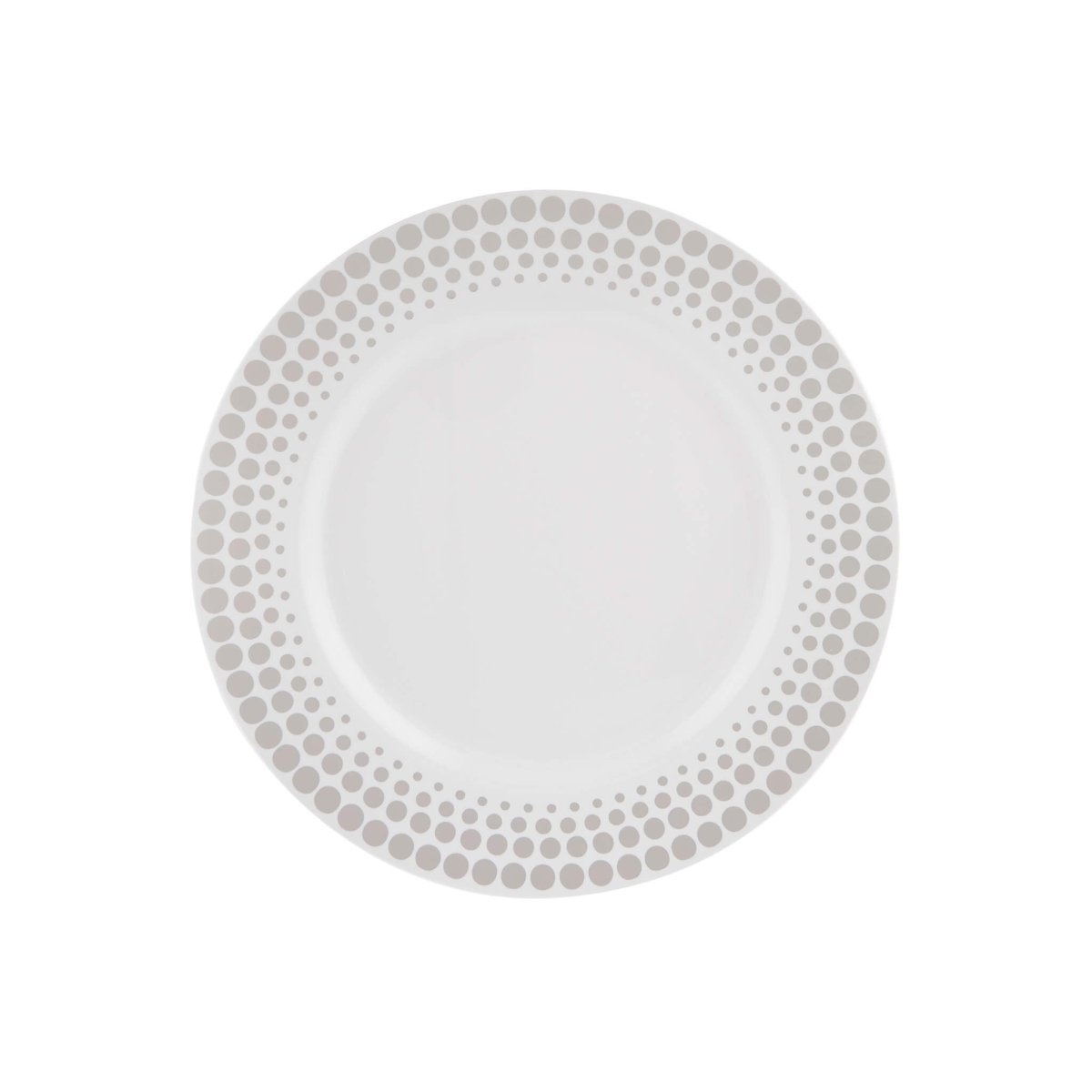 PLATO DE DISEÑO PREMIUM DE PLÁSTICO 9" -TJ9- 10PCS