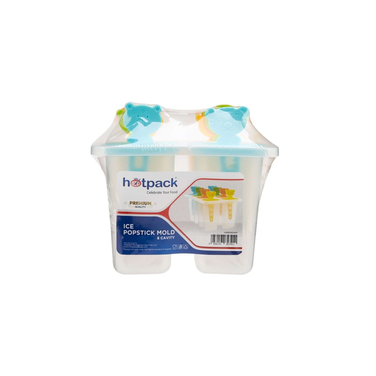 MOLDE PARA PALETA DE HIELO 8 CAVIDADES 24PCS