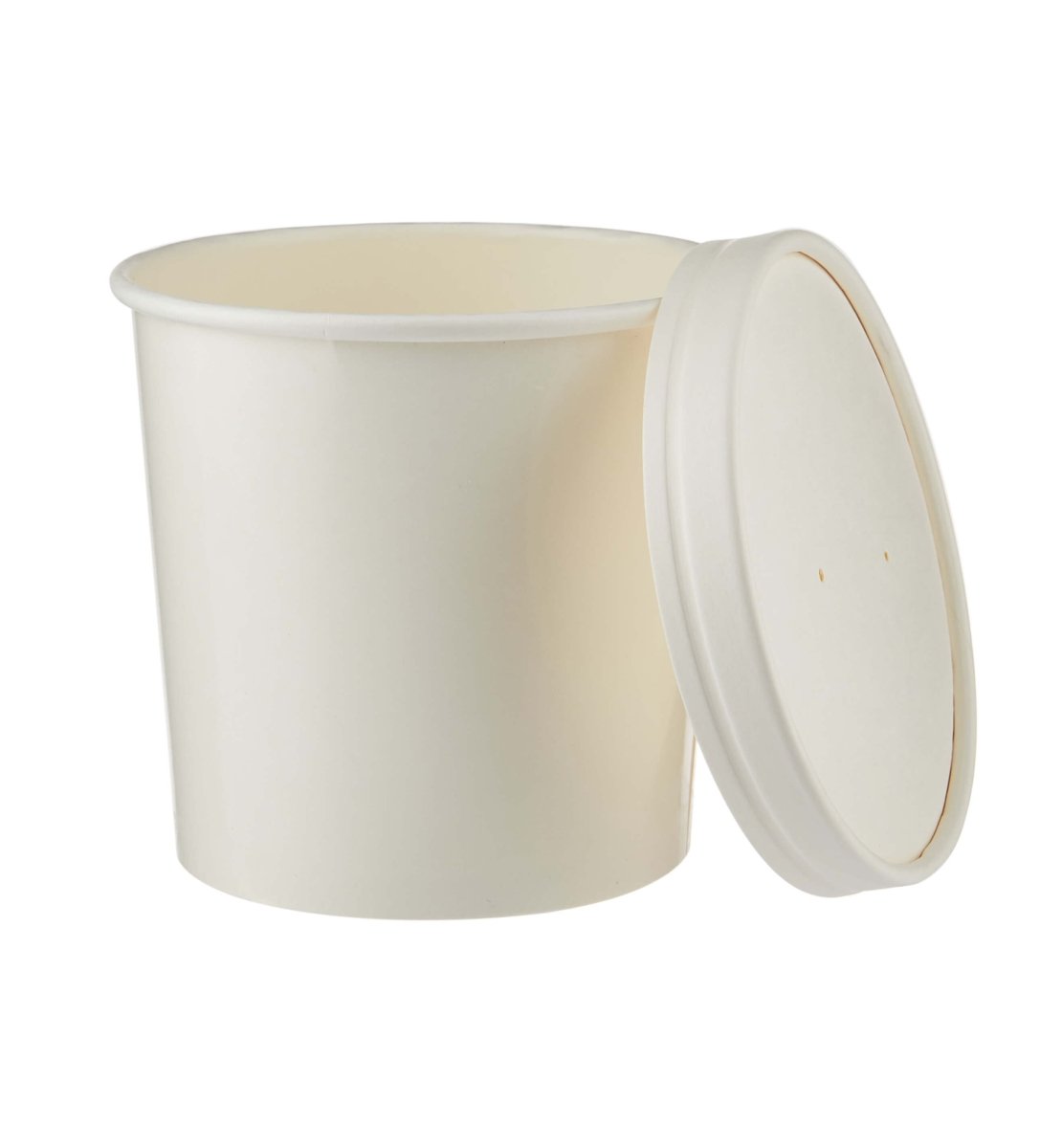 HOTPACK CUENCO DE FIDEOS DE PAPEL BLANCO 26 OZ + TAPAS 5PCS